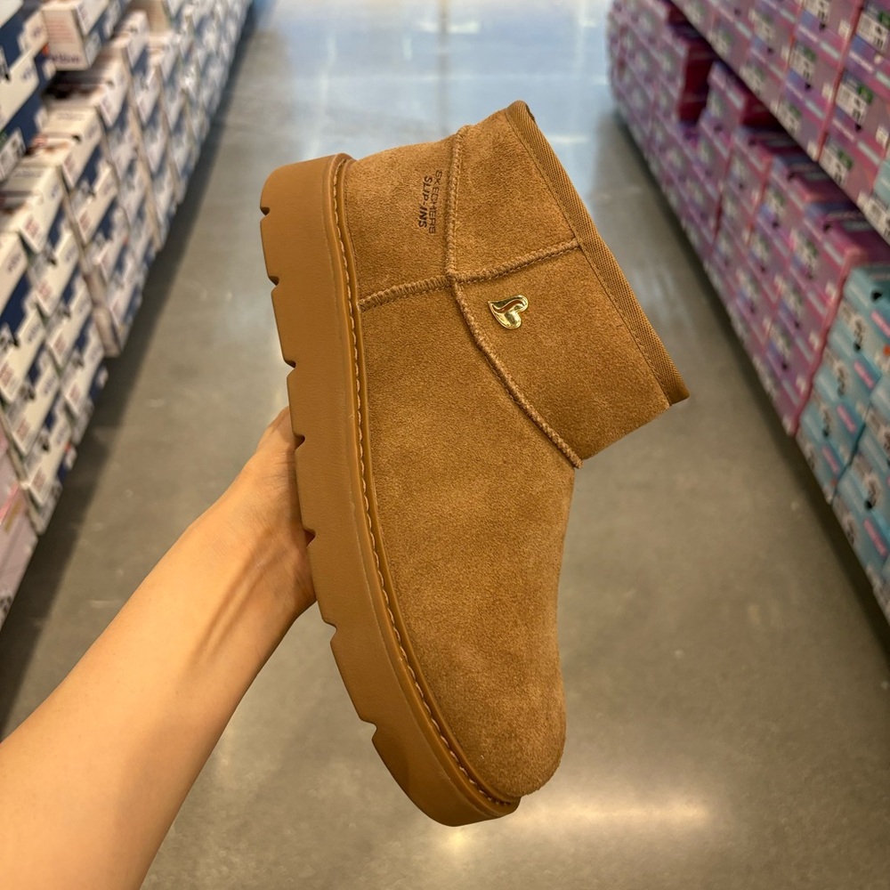 BOBS from Skechers Black Ankle Booties